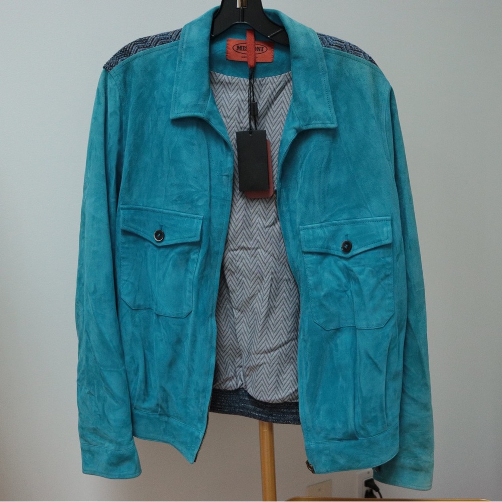 Suede Missoni jacket